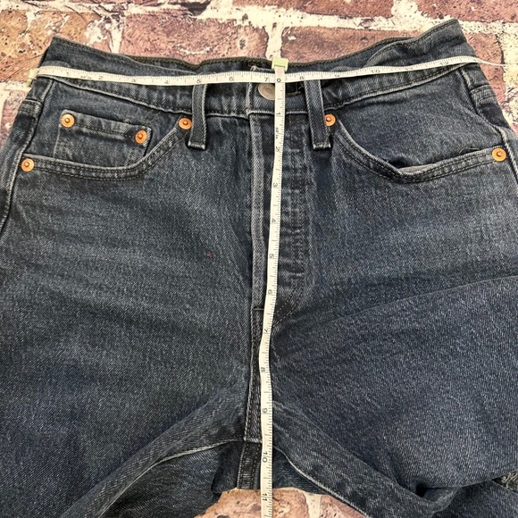 Levis Levi's 501 Skinny Dark Indigo Wash 24 Y2K Grunge Model Off Duty, Grunge - Picture 12 of 16